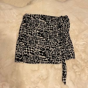 ba&sh Paris Ore wrap mini skirt